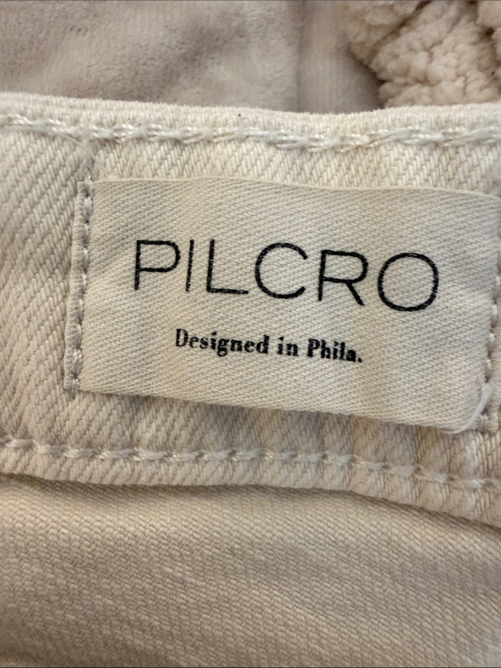 Pilcro Cream Chino Pants - Neutral Beige Tone